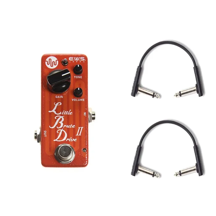 EWS Little Brute Drive 2 w/RockBoard Flat Patch Cables Bundle