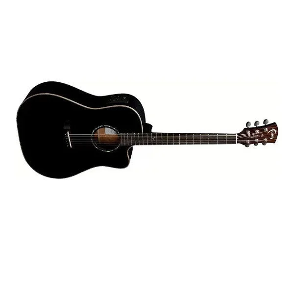 Faith Eclipse Series FECS Saturn Electro Acoustic Guitar – Black Gloss