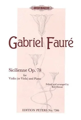 Faure, Gabriel: Sicilienne Op.78 (violin & piano) PETERS