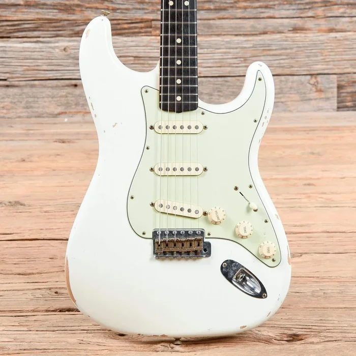 Fender 1963 Stratocaster Relic Olympic White 2016