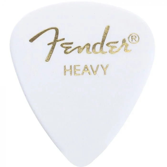 Fender 351 heavy white picks 12 pack 1980351900