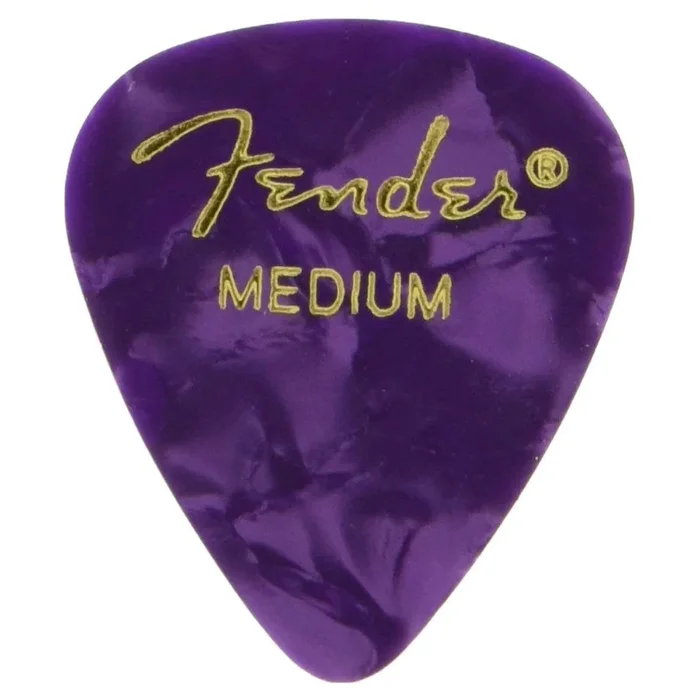 Fender 351 Pick Pack Purple MOTO Medium 72 Pack (24) Bundle