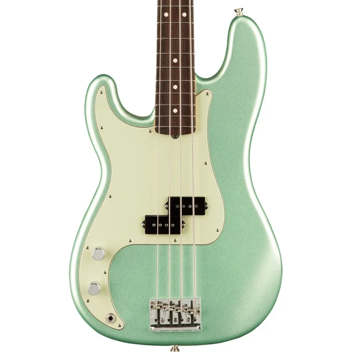 Fender – American Professional II Precision Bass® Left-Hand – Maple Fingerboard – Mystic Surf Green