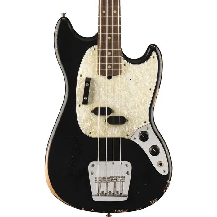 Fender – JMJ Mustang Bass – Black – Rosewood Fretboard