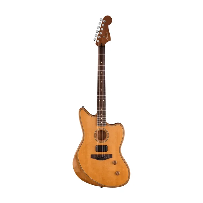 Fender Acoustasonic Standard Jazzmaster Acoustic-Electric Guitar – Aged Natural
