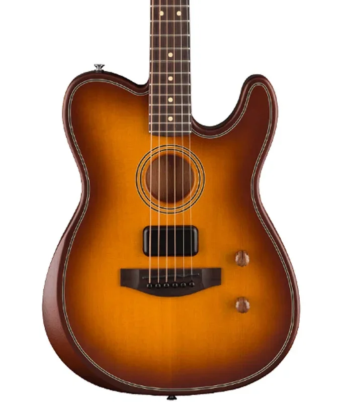 Fender Acoustasonic Standard Telecaster Electric Guitar – Honey Burst | Used