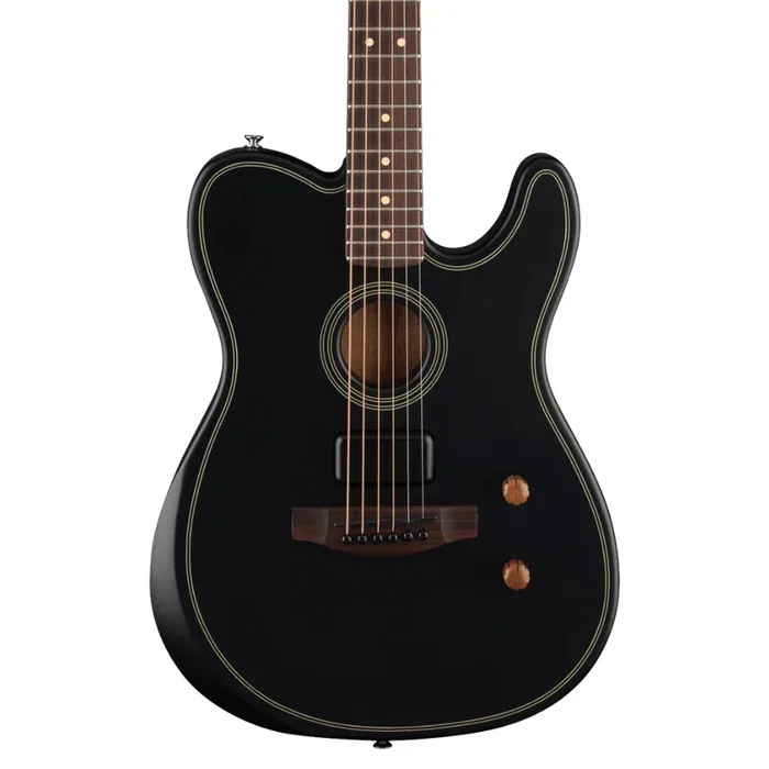 Fender Acoustasonic Standard Telecaster Guitar – Black