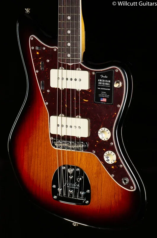 Fender American Original ’60s Jazzmaster Rosewood Fingerboard 3-Color Sunburst (938)