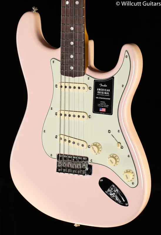 Fender American Original ’60s Stratocaster Rosewood Fingerboard Shell Pink (684)