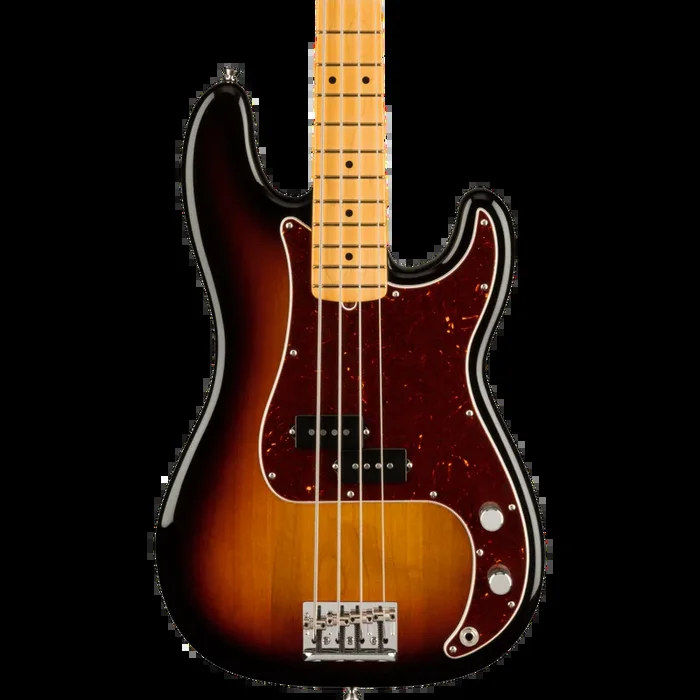 Fender American Pro II Precision Bass – 3-Color Sunburst, Maple Fretboard