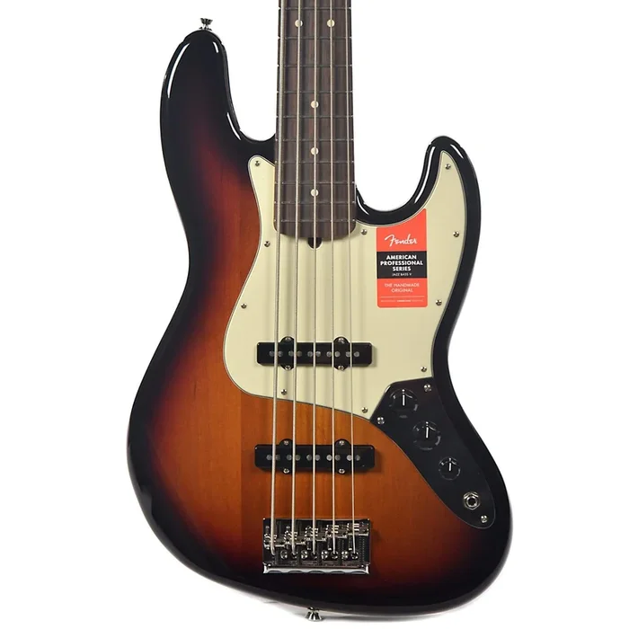Fender American Pro Jazz Bass V RW 3-Color Sunburst w/ Mint Pickguard