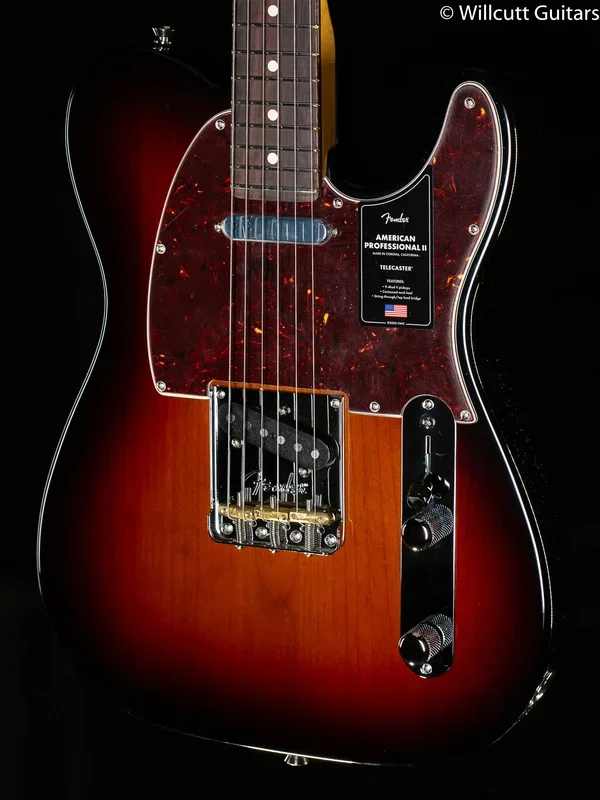 Fender American Professional II Telecaster 3-Color Sunburst Rosewood Fingerboard (630)
