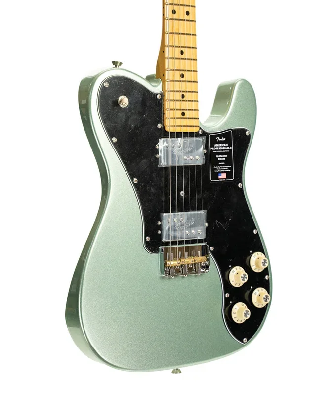 Fender American Professional II Telecaster Deluxe, Maple Fingerboard – Mystic Surf Green