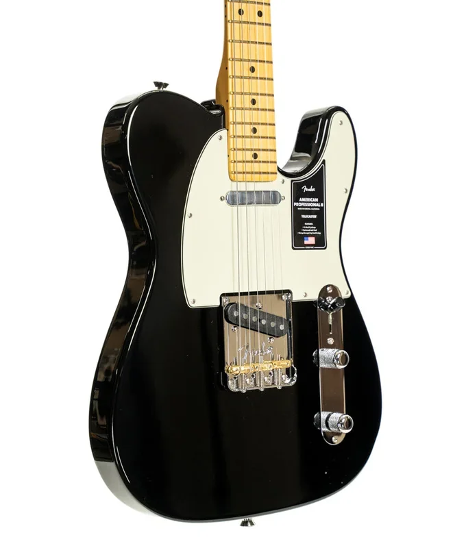 Fender American Professional II Telecaster, Maple Fingerboard – Black