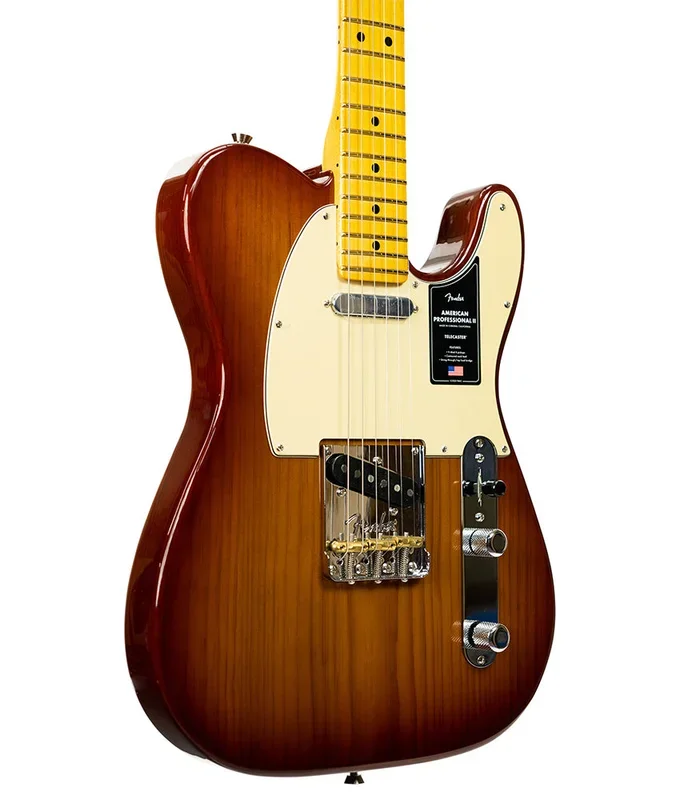 Fender American Professional II Telecaster, Maple Fingerboard – Sienna Sunburst