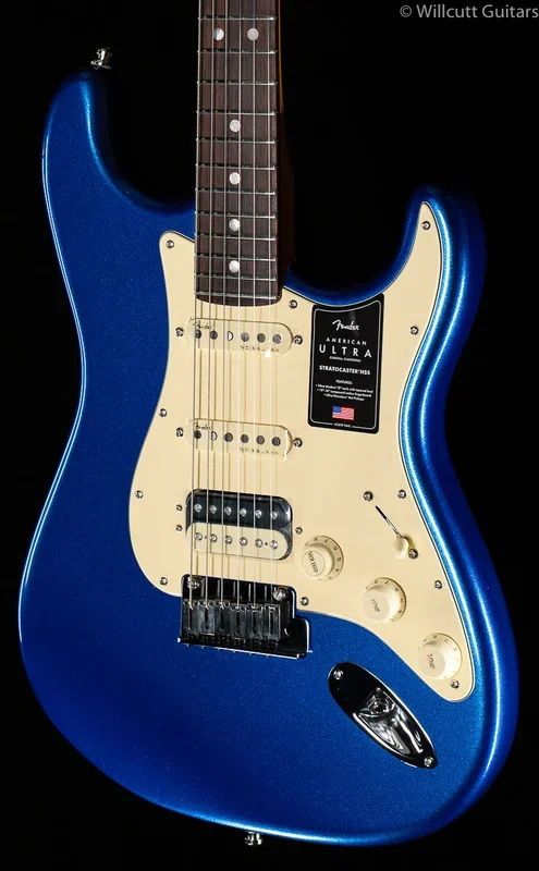 Fender American Ultra Stratocaster HSS Rosewood Cobra Blue