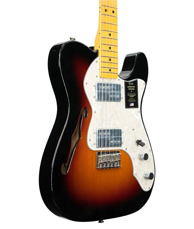 Fender American Vintage II, ’72 Tele Thinline Electric Guitar – 3-Color Sunburst