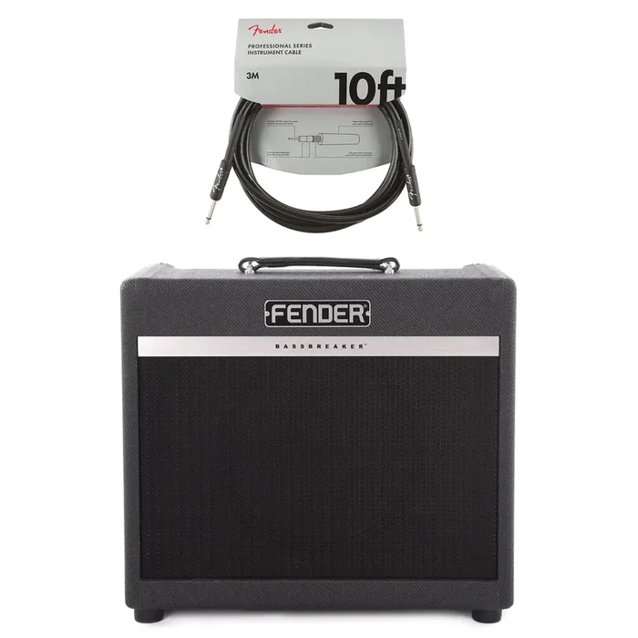 Fender Bassbreaker 15 1×12 Combo Cable Bundle