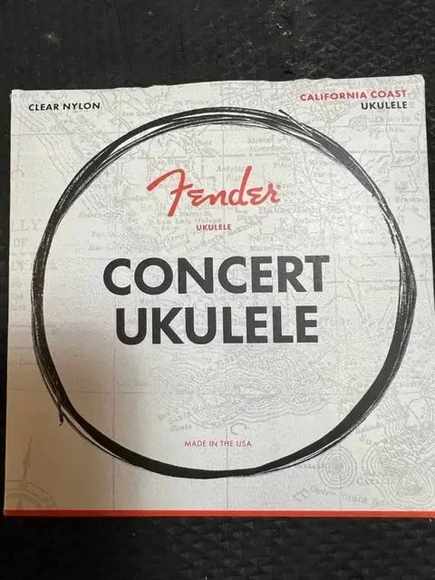 Fender Clear Nylon Concert Ukulele String Set