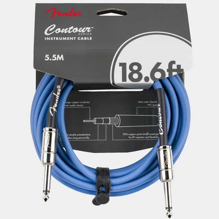 Fender Contour 18.6′ Cable Lake Placid Blue