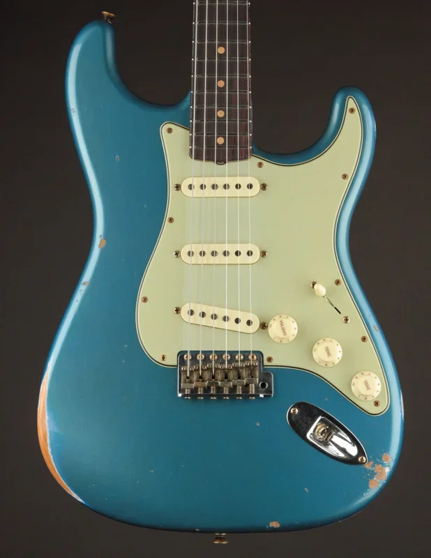 Fender Custom Shop 1962 Stratocaster Time Machine Series Aged Lake Placid Blue/Relic