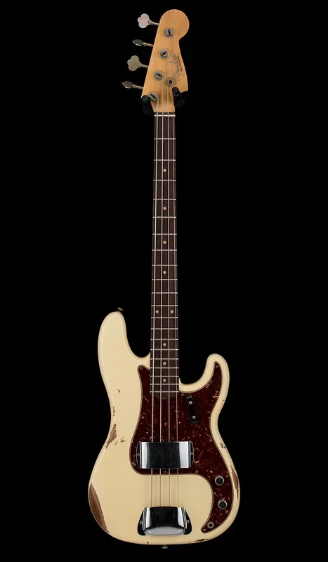 Fender Custom Shop 1964 Precision Bass Relic – Aged Vintage White #88829