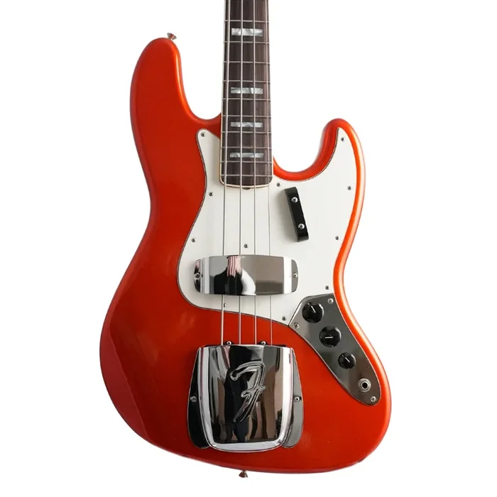 Fender Custom Shop 1966 Jazz Bass Deluxe Closet Classic – Candy Tangerine