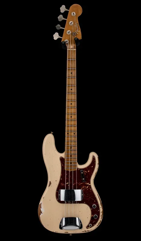 Fender Custom Shop Empire 58 Precision Bass Heavy Relic – Faded Aged Desert Sand #86992