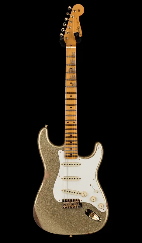Fender Custom Shop Limited Edition 1957 Stratocaster Relic/Closet Classic Hardware – Gold Sparkle #81652