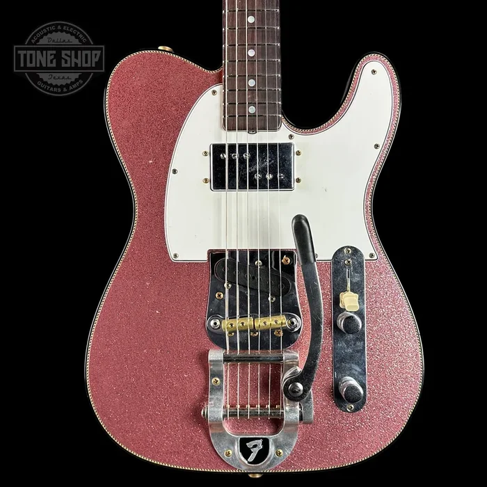 Fender Custom Shop Limited Edition Cunife Tele Custom Journeyman Relic Aged Champagne Sparkle w/case