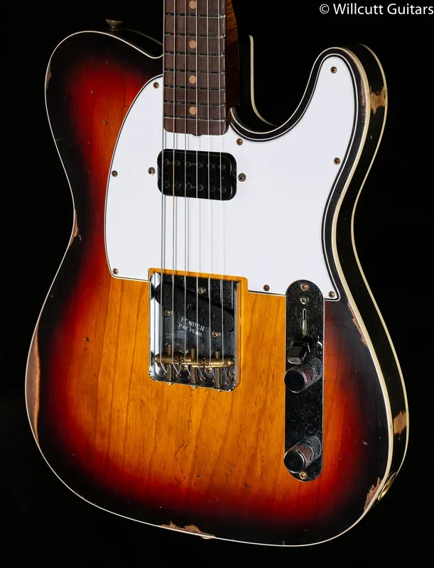 Fender Custom Shop Limited Edition HS Telecaster Custom Relic 3-Color Sunburst (796)