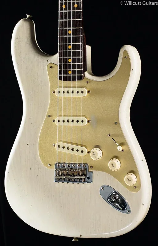 Fender Custom Shop LTD ’50s Stratocaster RW Neck Journeyman Relic Aged White Blonde