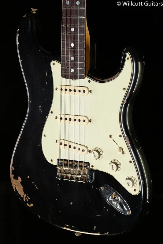 Fender Custom Shop Michael Landau Signature 1968 Relic Stratocaster Round-Laminated Rosewood Black (016)