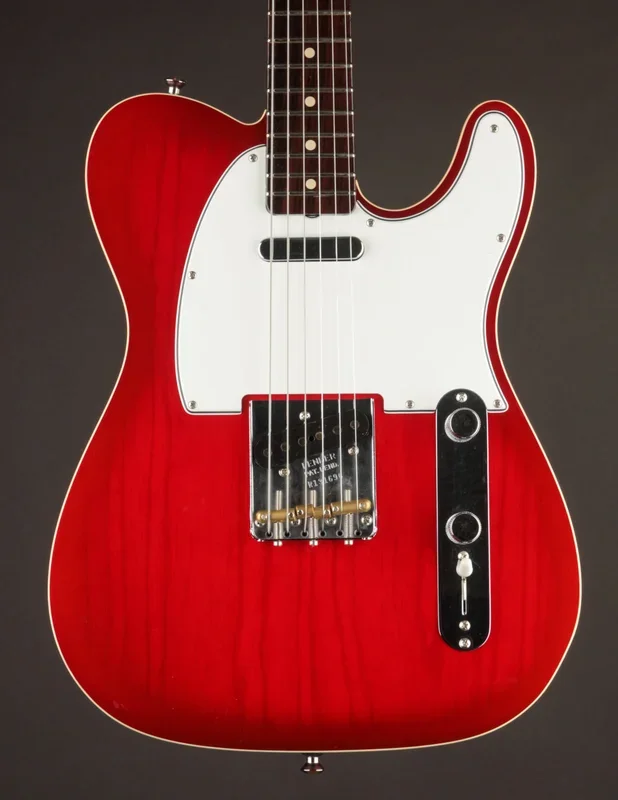 Fender Custom Shop Postmodern Tele, Rosewood Neck, Aged Crimson Burst/DLX Closet Classic