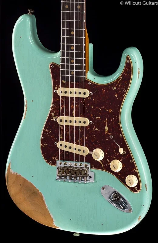 Fender Custom Shop Roasted ’60 Strat Heavy Relic NAMM LTD Aged Surf Green