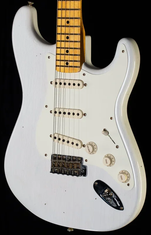 Fender Custom Shop Willcutt True ’57 Stratocaster Journeyman Relic White Blonde 65 C (719)