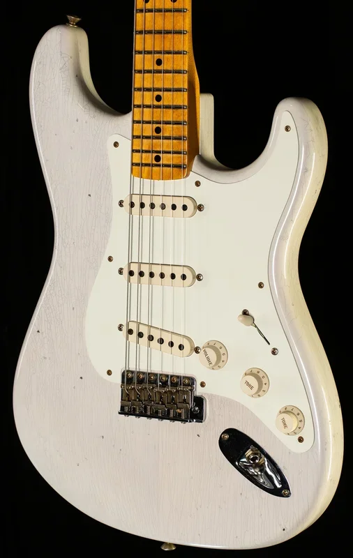 Fender Custom Shop Willcutt True ’57 Stratocaster Journeyman Relic White Blonde 65 C (899)