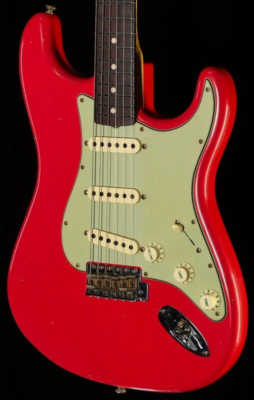 Fender Custom Shop Willcutt True ’62 Stratocaster Journeyman Relic Fiesta Red ’59 C (810)