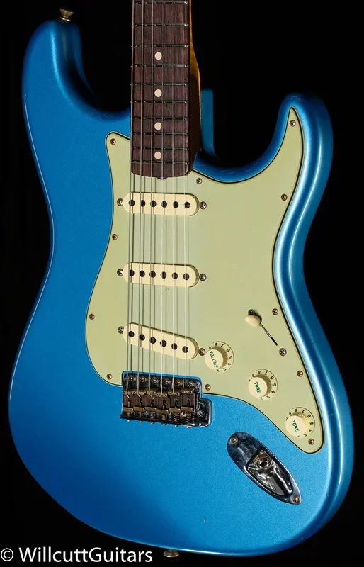 Fender Custom Shop Willcutt True ’62 Stratocaster Journeyman Relic Lake Placid Blue Large C (251)