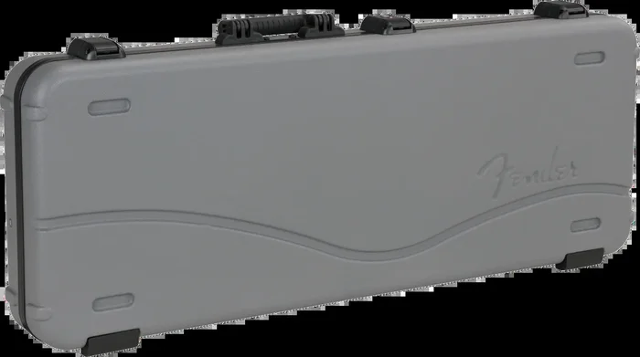 Fender Deluxe Molded Strat/Tele Case, Silver/Blue