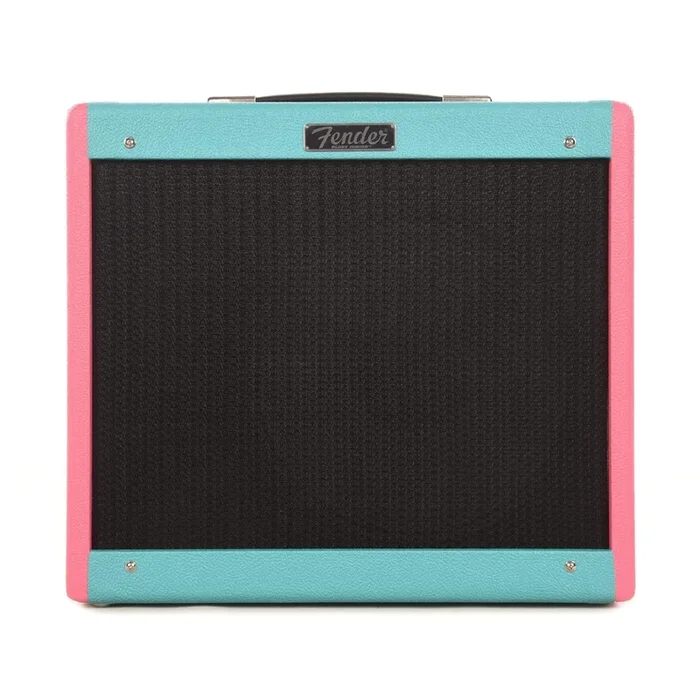 Fender FSR Blues Jr. IV “L.A. Vice” TT Hot Pink/Foam Green w/Eminence Cannabis Rex