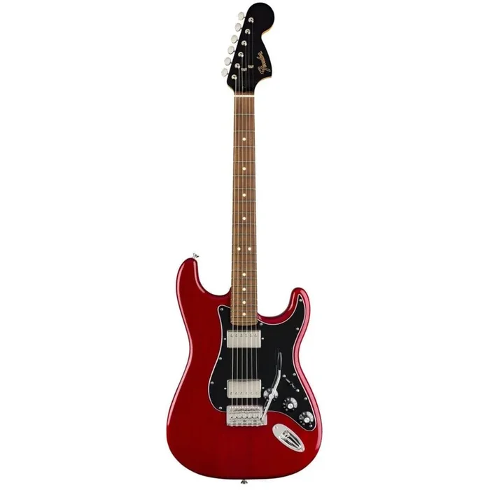 Fender FSR Mahogany Blacktop Stratocaster Crimson Red Transparent