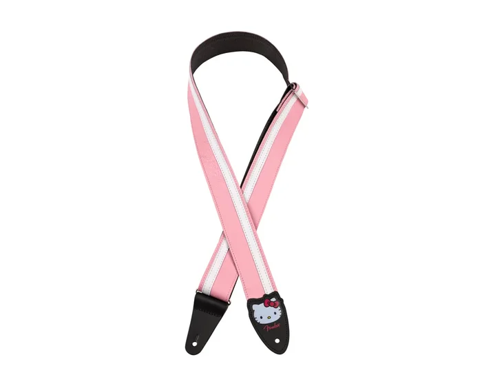 Fender Hello Kitty Leather Strap – Pink