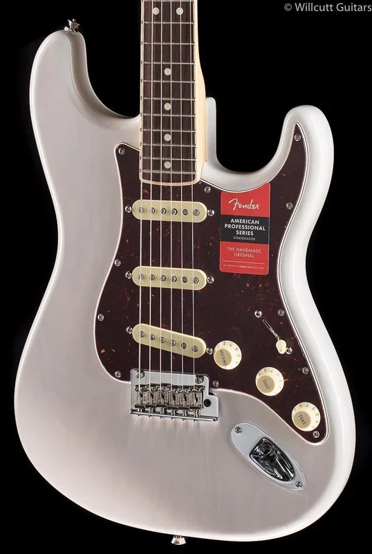 Fender Limited American Professional Stratocaster Channel-Bound White Blonde Rosewood