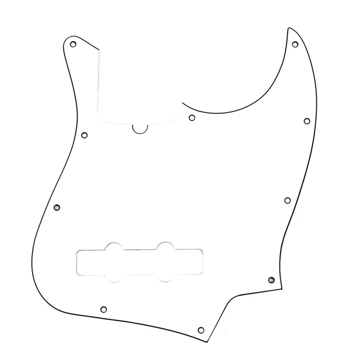 Fender Modern Pickguard, Jazz Bass, 10-Hole – White 3-Ply