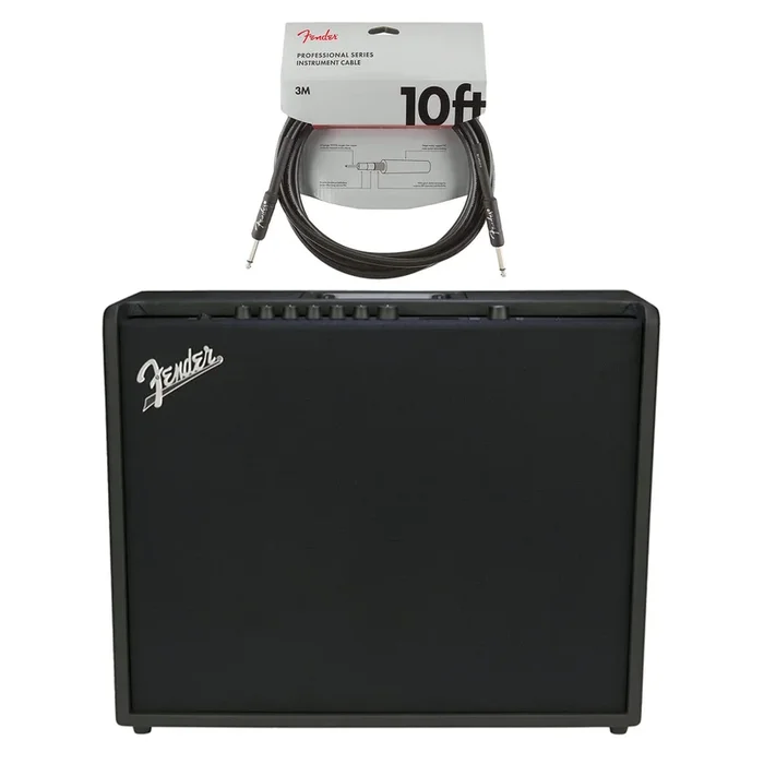 Fender Mustang GT-200 Combo Guitar Amplifier Cable Bundle