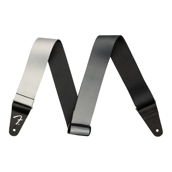 Fender Ombré Strap, Silver Smoke, 2″