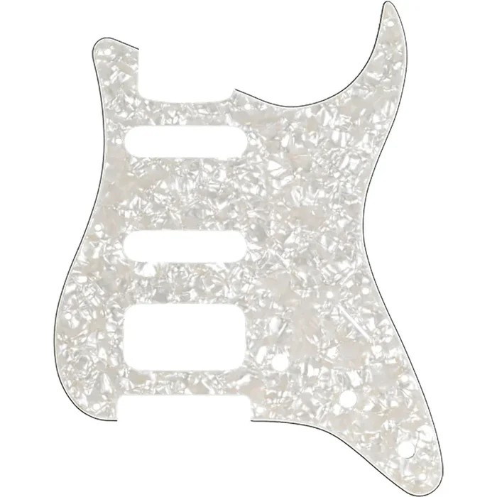 Fender Pickguard – HSS Aged White Moto