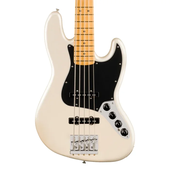 Fender Player II Modified Active Jazz Bass V – Olympic Pearl, Maple Fingerboard
