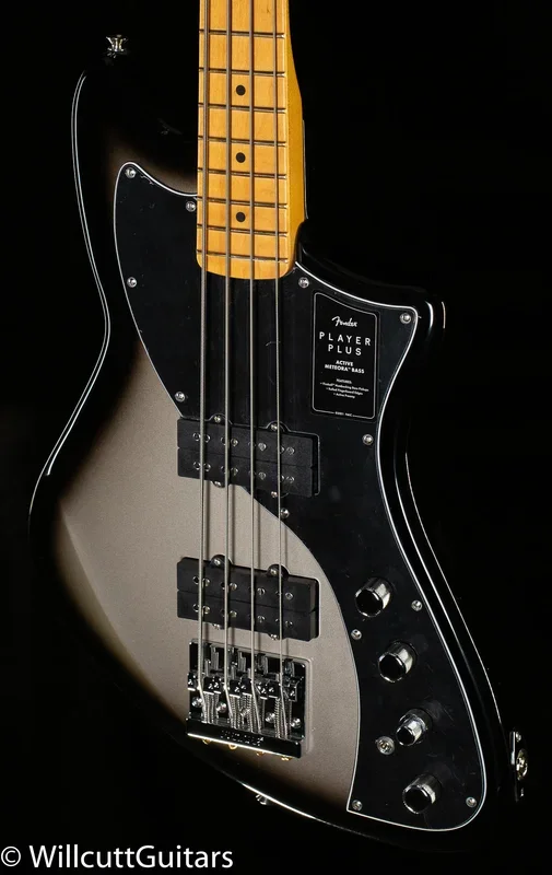 Fender Player Plus Active Meteora Bass Maple Fingerboard Silverburst (097)